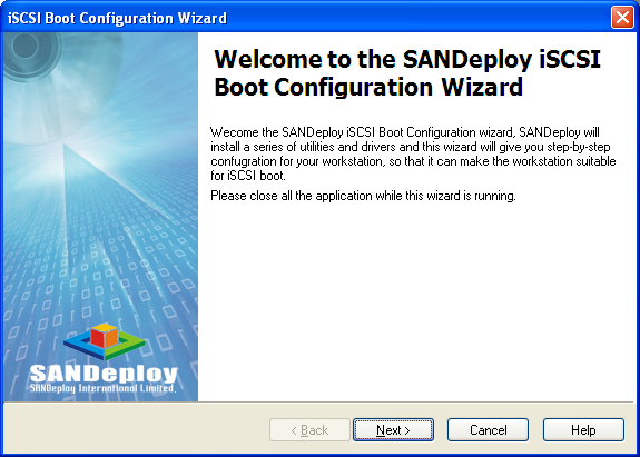 SANDeploy iSCSI SAN iSCSI Boot Target Client Configuration 1